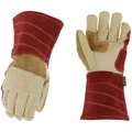 Mechanix Wear Welding Gloves, Tan/Red, 8, PR WS-FLX-008