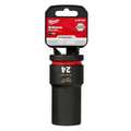 Milwaukee Tool 3/4" Drive Deep Impact Socket 24 mm Size, Deep Socket, Black Phosphate 49-66-6399