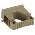 Vikan Tool Wall Bracket, 3 1/4 in L, Brown 101366