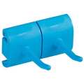 Vikan Tool Wall Bracket, 3 1/4 in L, Blue 10143