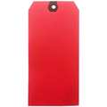 Zoro Select Blank Shipping Tag, Paper, Red, PK1000 61KT53