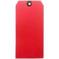 Zoro Select Blank Shipping Tag, Paper, Red, PK500 61KT80