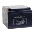 Zoro Select Sealed Lead Acid Battery, 12V, 26Ah, AGM 47041