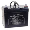 Zoro Select Sealed Lead Acid Battery, 12V, 35Ah, AGM 47042