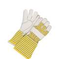 Bdg Leather Gloves, Gauntlet, 12.5" L 40-9-173TFL-5