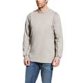 Ariat FR Crew Longsleeve Tee, Gray, 2XL 10019015