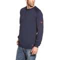 Ariat FR Henley Longsleeve Tee, Navy, L 10013518