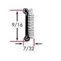 Fairchild Edge Grip Seal, Flexible Pile Lining, 8 ft Length, 0.218 in Overall Width 0199-4X2