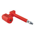 Jj Keller Security Bolt Seal, 3 3/16"Strap L, Red 61560