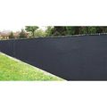 Jaydee Orion Privacy Screen Fence, Black, 8ftX50ft 10-118
