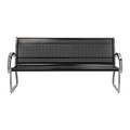 Commercial Zone Products Skyline Blk Bench Stainless Sides, 6 ft. 725101