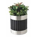 Commercial Zone Products Riverview Planter, Blk, SS 727643