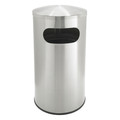 Commercial Zone Products 15 gal Trash Can, Silver, Stainless Steel 780329