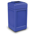 Commercial Zone Products 42 gal Square Trash Can, Blue 732104