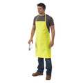 Fame Fabrics Bib Apron, Repellant, F66L, Hi Viz Lime 82816