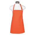 Fame Fabrics Apron, 3-Pocket Bib, F10, Orange 32125