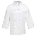 Fame Fabrics Chef Coat, Standard L/S, White, C8P, 6X 30749