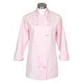 Fame Fabrics Chef Coat, Womens, Pink, C30, L/S, XL 81618