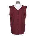 Fame Fabrics Tunic Smock, Poplin, Burgundy, K765XL 83165