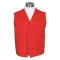 Fame Fabrics Vest, Unisex, Red, V40, 5XL 82983