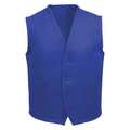 Fame Fabrics Vest, 2 Pocket, Royal Blue, V65, 3XL 23316