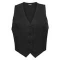 Fame Fabrics Fitted Vest, Female, Black, V42L, XL 82551