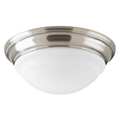 Progress Lighting One-Light LED Flush Mount, 11", Nickel P350051-009-30