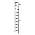 Ega Vertical Ladder, 10 Rungs, 10 ft. Overall Height, 16"W Steps MVMS10EX