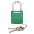 Panduit Safety Lockout Padlock, Body Color: Green PSL-7GR