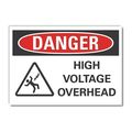 Lyle Decaldanger High Voltage, 10"x7", Sign Material: Polyester LCU4-0235-ND_10X7