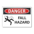 Lyle Danger Sign, 10 in H, 14 in W, Polyester, Horizontal Rectangle, English, LCU4-0253-ND_14X10 LCU4-0253-ND_14X10