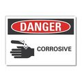 Lyle Danger Sign, 10 in H, 14 in W, Horizontal Rectangle, English, LCU4-0216-RD_14X10 LCU4-0216-RD_14X10