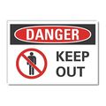 Lyle Decaldanger Keep Out, 10"x7", Height: 7 in LCU4-0209-ND_10X7
