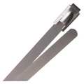 Techflex 5" L Stainless Steel Tie Silver SSS5.00SV10