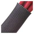 Techflex Fiberglass Sleeving, Coated, 3/4", Black FGL0.75BK25