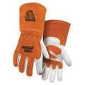 Steiner MIG Welding Gloves, Goatskin Palm, M, PR 0215-M