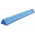 Plastics R Unique Parking Block, Standard, 4 ft., Blue, Spikes S4PBBLTRUE-SPIKES