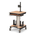 Afc Industries Medical Computer Desk Cart on Wheels 772221G