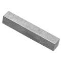 G.L. Huyett Oversized Machine Key, Square End, Steel, Plain, 1 in L, 3/16 in Sq 7501870187-1000