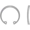 Rotor Clip Internal Retaining Ring, Steel, Plain Finish, 0.375 in Bore Dia. BHO-037-SS