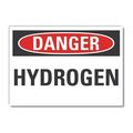 Lyle Hydrogen Danger Label, 5 in Height, 7 in Width, Polyester, Horizontal Rectangle, English LCU4-0319-ND_7X5