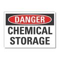Lyle Chemicals Danger Reflective Label, 3 1/2 in H, 5 in W, English, LCU4-0383-RD_5X3.5 LCU4-0383-RD_5X3.5