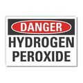 Lyle Hydrogen Peroxide Danger Label, 3 1/2 in Height, 5 in Width, Polyester, Horizontal Rectangle LCU4-0395-ND_5X3.5