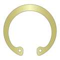 Rotor Clip Internal Retaining Ring, Steel, Zinc Yellow Finish, M28 Bore Dia. DHO-028-ZD