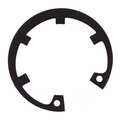 Rotor Clip Internal Retaining Ring, Steel, Black Phosphate Finish, M35 Bore Dia. DJK-035