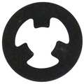 Rotor Clip External Push-On Retaining Ring, Steel Black Phosphate Finish, 3/32 in Shaft Dia TY-009
