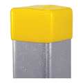 Vast Safety End Cap, 1-5/8"X1-5/8", Yellow, PK10 V800NEOCPY-10