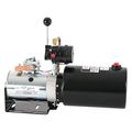 Buyers Products 4-Way DC Power Unit-Manual Controls Horizontal 1.00 Gallon Reservoir PU310