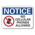 Lyle No Cellular Phones, Aluminum, 14"x10" LCU5-0045-NA_14X10