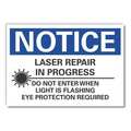 Lyle Notice Sign, 10 in H, 14 in W, Non-PVC Polymer, Horizontal Rectangle, LCU5-0060-ED_14x10 LCU5-0060-ED_14x10